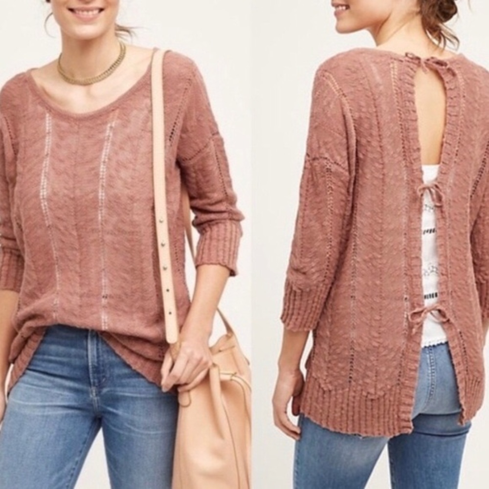 Anthropologie Knitted and Knotted Sweater